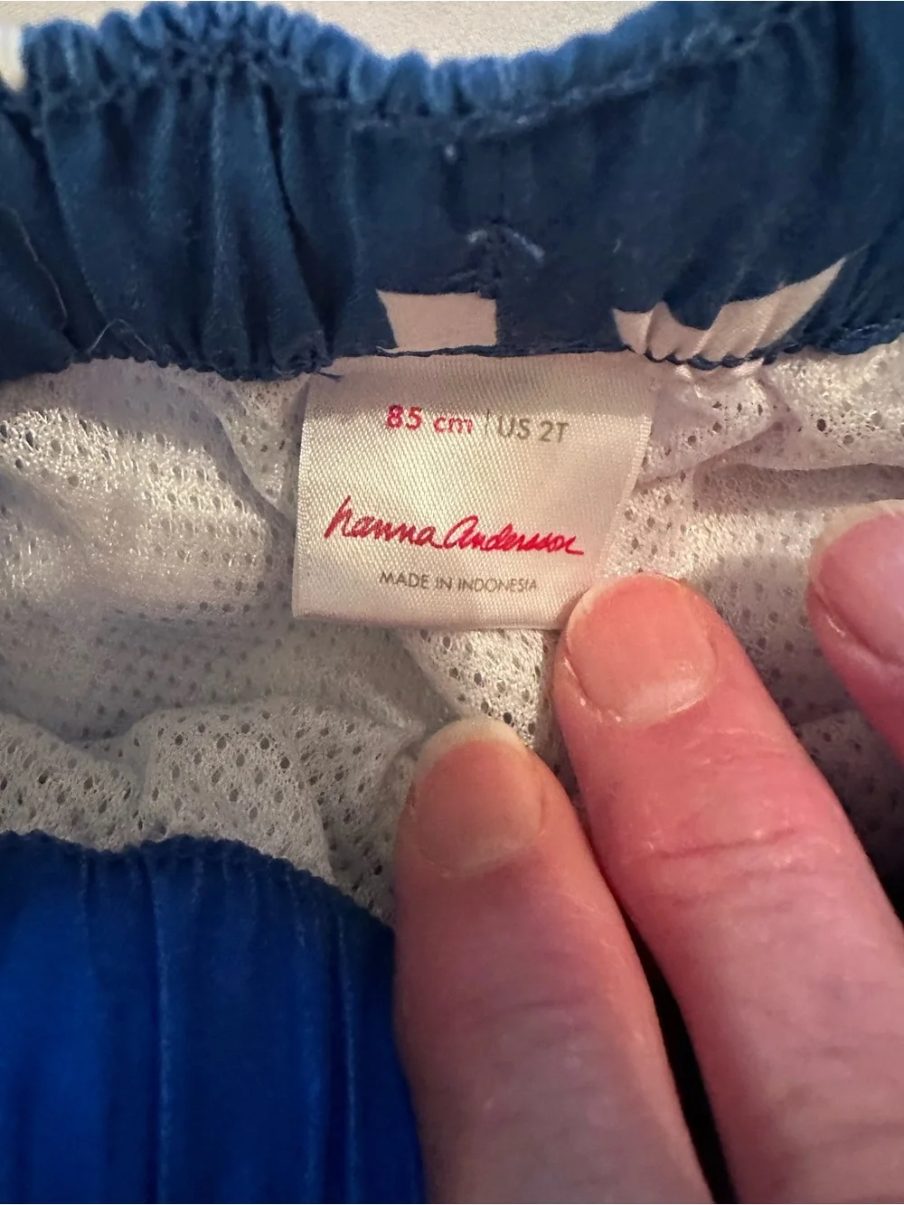 Hanna Andersson Red, White & Blue Patriotic Swim Trunks